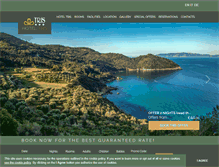 Tablet Screenshot of hoteltris.it